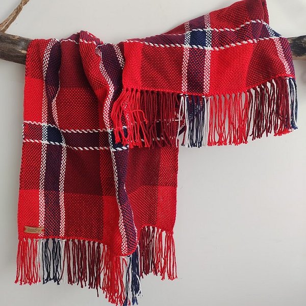 Pashmina Kelu tejidas en telar artesanales